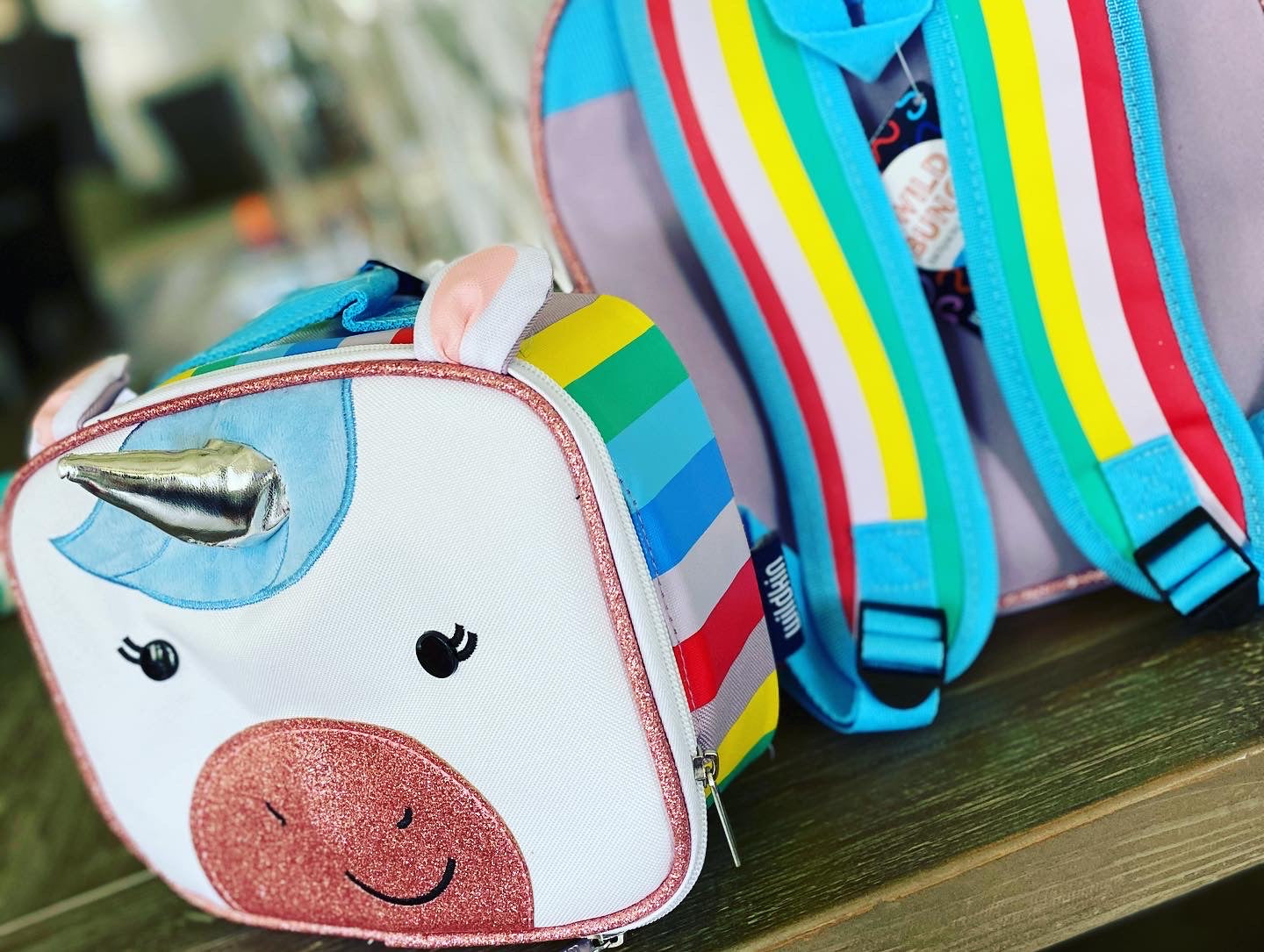 Wild bunch toddler size unicorn back pack